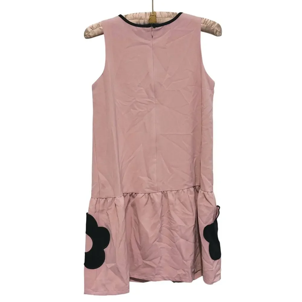 Victoria Beckham Target Floral Pocket Sleeveless Dress Girls XL Pink Preppy Cute